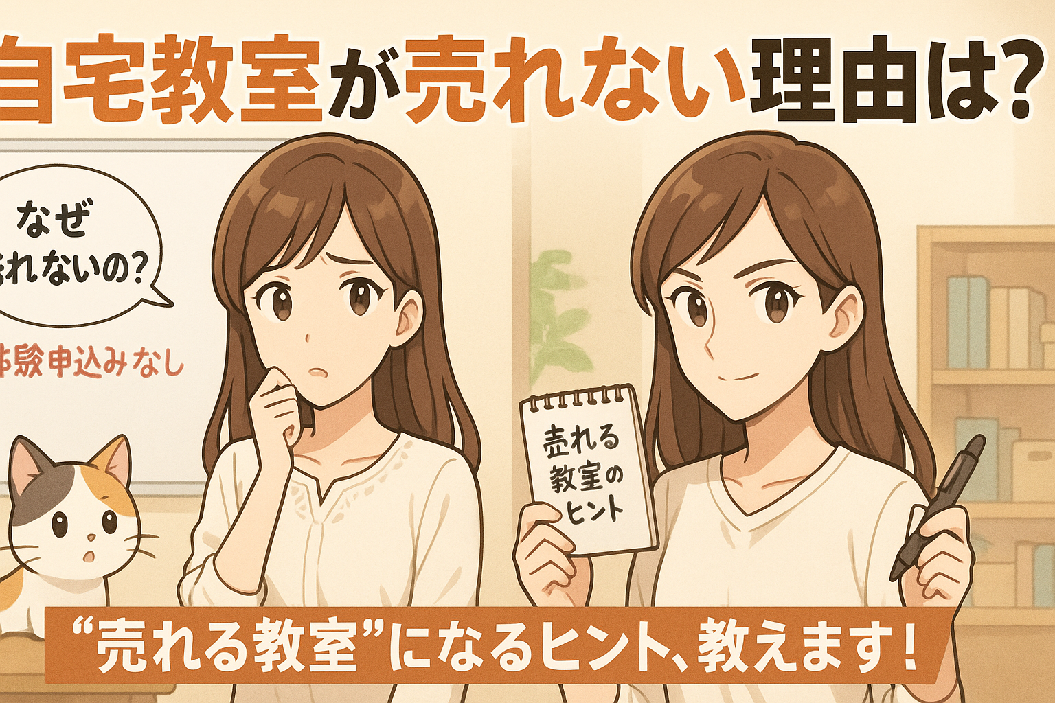 自宅教室が売れない理由は？